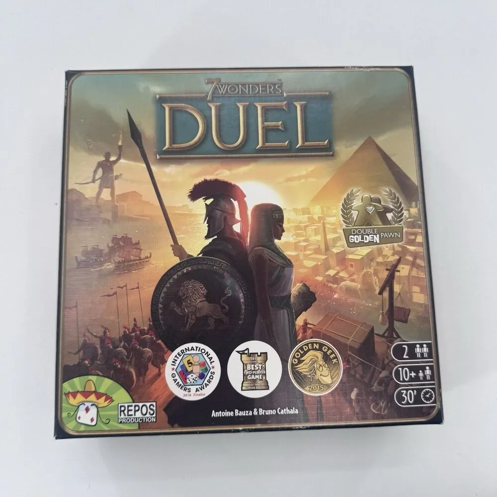 7 Wonders: Duel Board Game 2015 Best 2-Player Award Repos Production New